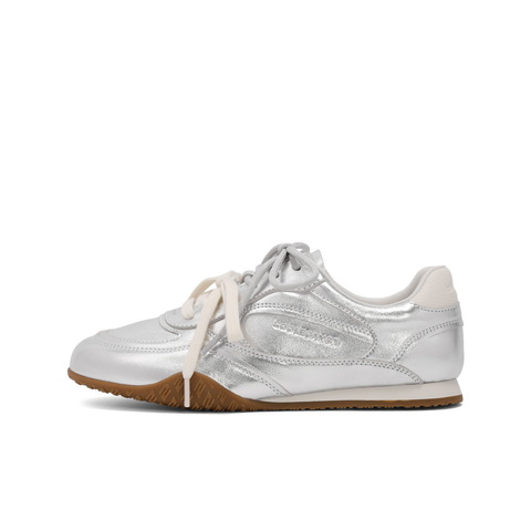 百丽复古休闲阿甘鞋女2025秋新商场同款百搭板鞋3QS21CM5