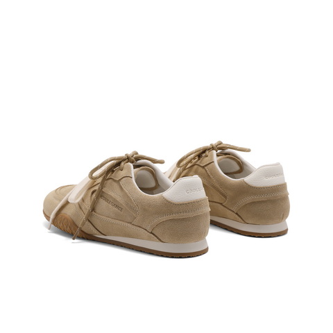 百丽复古休闲阿甘鞋女2025秋新商场同款百搭板鞋3QS21CM5