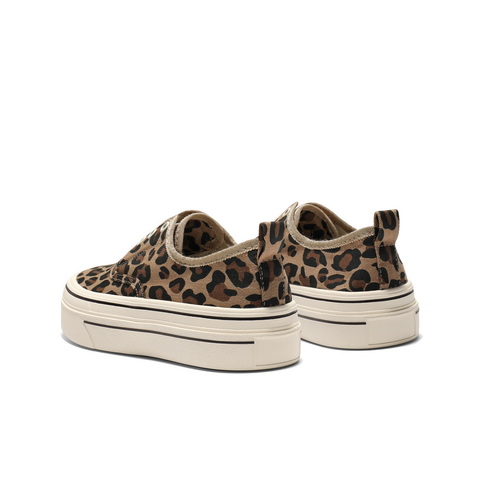 百丽简约百搭帆布鞋女2025秋新厚底便捷无系带休闲鞋B2699CM5