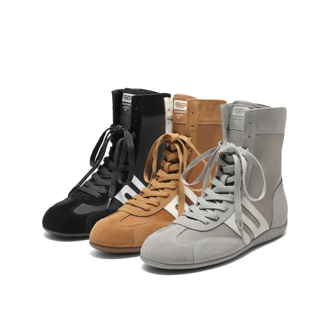 百丽潮酷高帮休闲鞋女2025秋新商场同款薄底运动休闲鞋E3M1DCD5