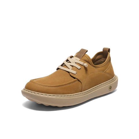 百丽轻盈厚底户外工装鞋男2025新款秋季舒适简约休闲板鞋L6010CM5