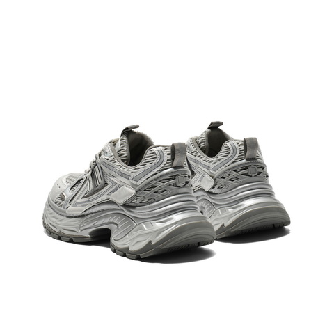 百丽透气大网孔老爹鞋女2025秋新厚底增高舒适休闲鞋B2808CM5