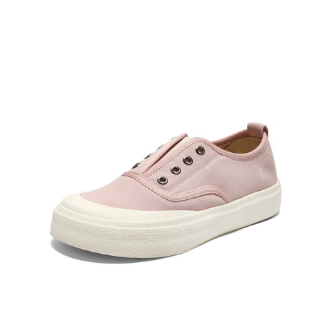 百丽便捷免系带帆布鞋女2025秋新舒适百搭休闲板鞋B2747CM5