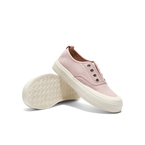 百丽便捷免系带帆布鞋女2025秋新舒适百搭休闲板鞋B2747CM5