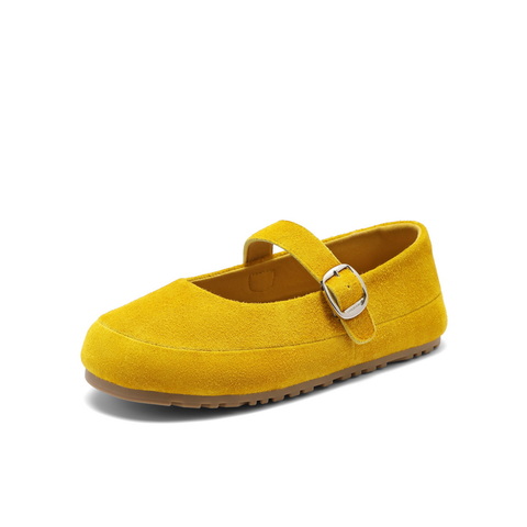 百丽复古勃肯鞋女2025秋新柔软舒适薄底玛丽珍鞋B2637CM5