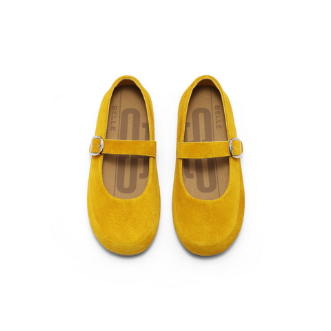 百丽复古勃肯鞋女2025秋新柔软舒适薄底玛丽珍鞋B2637CM5