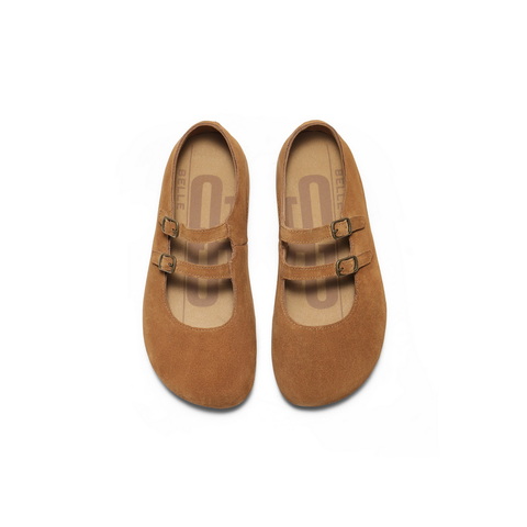 百丽舒适勃肯鞋女2025秋新商场同款内增高休闲玛丽珍鞋E7N1DCQ5