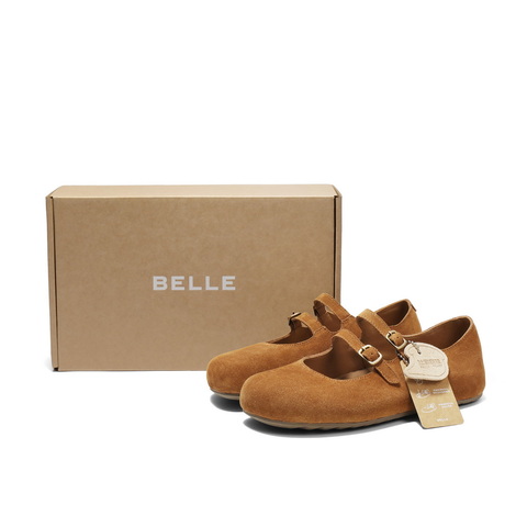 百丽舒适勃肯鞋女2025秋新商场同款内增高休闲玛丽珍鞋E7N1DCQ5