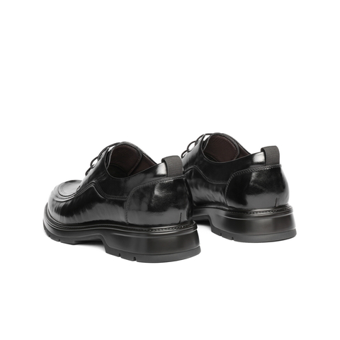 百丽上班商务鞋男鞋2025新款秋季牛皮革简约舒适休闲皮鞋A2039CM5