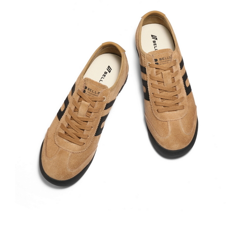 百丽小轻甘休闲鞋男2025秋新商场同款复古德训慢跑阿甘鞋8XM01CM5