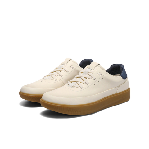 百丽时尚百搭小白鞋男2025新款秋季舒适简约厚底休闲板鞋A2153CM5