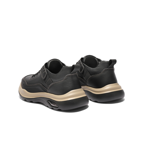 百丽套脚休闲鞋男鞋2025新款冬季商场同款厚底工装鞋8WR01DM5