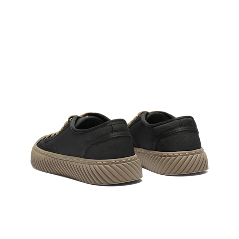 百丽贝壳头休闲帆布鞋男鞋2025新款秋季时尚潮搭简约板鞋A2147CM5