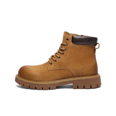 百丽户外潮搭工装靴男2025新款冬商场同款厚底休闲保暖靴8WH01DD5