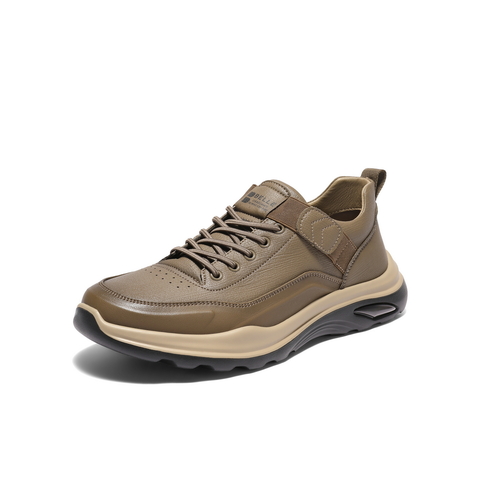 百丽套脚休闲鞋男鞋2025新款冬季商场同款厚底工装鞋加绒8WR01DM5