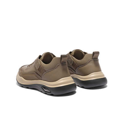 百丽套脚休闲鞋男鞋2025新款冬季商场同款厚底工装鞋加绒8WR01DM5