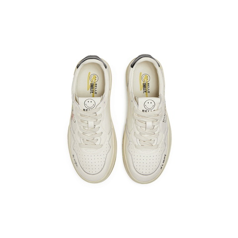 百丽SMILEY联名涂鸦小白鞋女2025秋新商场同款百搭休闲鞋E6Y1DCM5