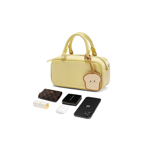 百丽包女2025夏季休闲吐司包单肩斜挎手提波士顿包X7213BX5