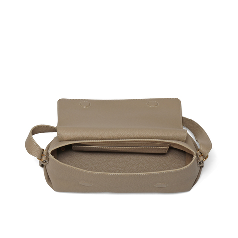 百丽包包女2025新商场同款牛皮质感通勤单肩斜挎小方包M8605DX5