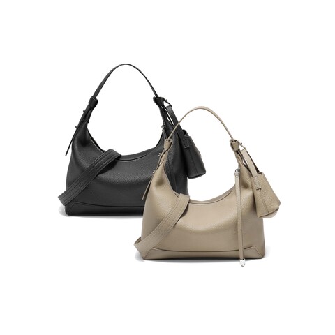 百丽包包女2025商场同款牛皮质感通勤单肩斜挎手提腋下包9275BDX5