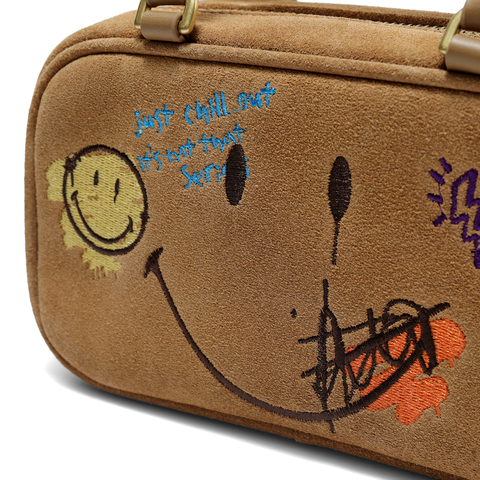 百丽包女商场同款25Smiley联名IP流浪吐司波士顿包X7428CX5