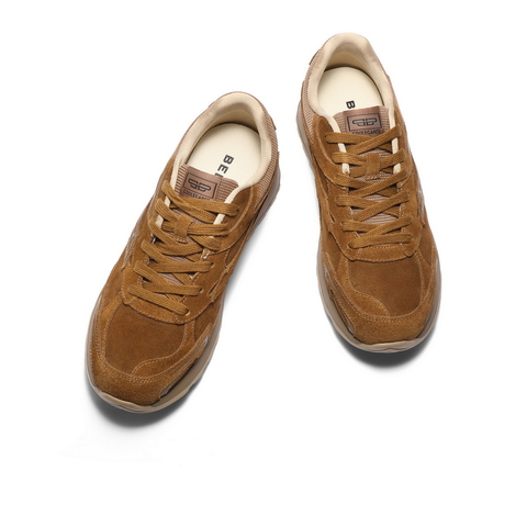 百丽复古潮搭休闲老爹鞋男鞋2025新款冬季户外跑步运动鞋A2217DM5