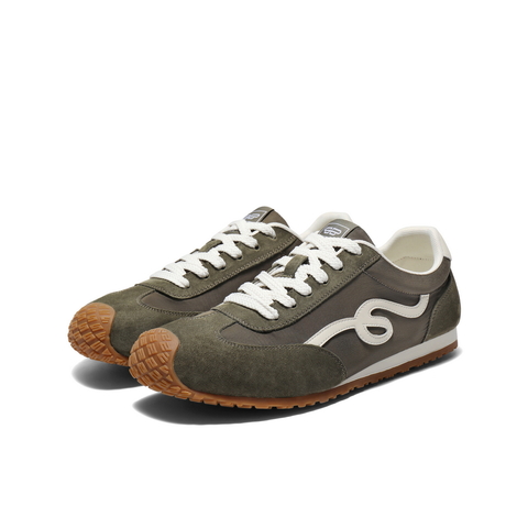 百丽复古潮搭运动阿甘鞋男鞋2025新款秋季休闲百搭德训鞋A2158CM5