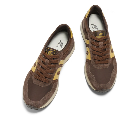 百丽潮搭撞色休闲运动鞋男2025新款秋商场同款慢跑阿甘鞋D5V03CM5