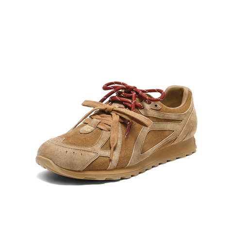 百丽复古时尚阿甘鞋女2025秋新拼接面薄底运动休闲鞋B2811CM5