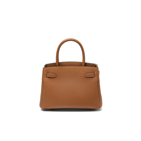 百丽包包女鎏金岁月商场同款质感铂金包单肩斜挎手提包X7257AX5