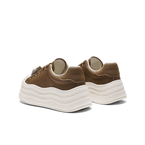 百丽波浪底百搭小白鞋女2025秋新商场同款串珠休闲板鞋E7K1DCM5