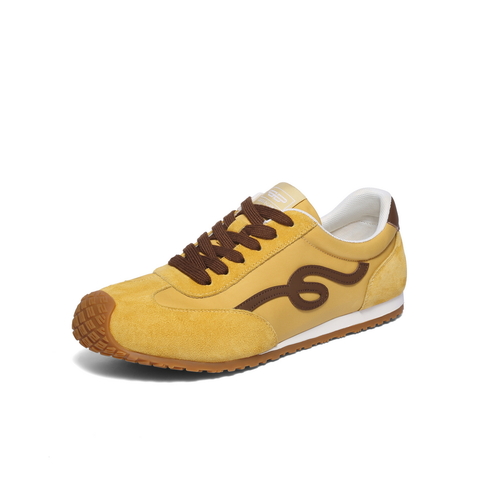 百丽复古潮搭运动阿甘鞋男鞋2025新款秋季休闲百搭德训鞋A2158CM5