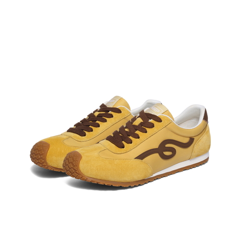 百丽复古潮搭运动阿甘鞋男鞋2025新款秋季休闲百搭德训鞋A2158CM5