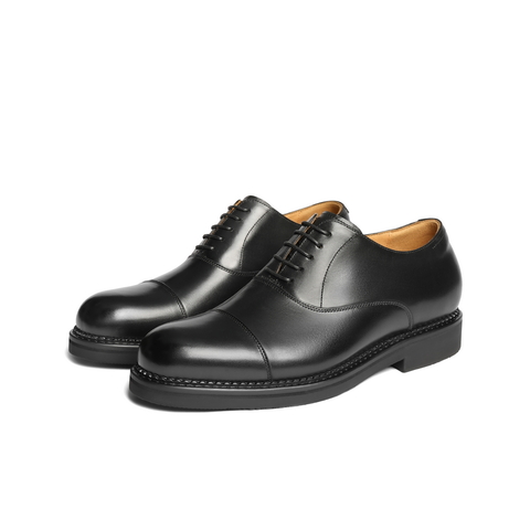 百丽三接头牛津鞋男2025新款秋牛皮革英伦风商务正装皮鞋A2126CM5