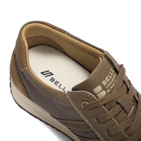 百丽撞色休闲高帮板鞋男2025新冬商场同款阿甘德训鞋8WY01DD5