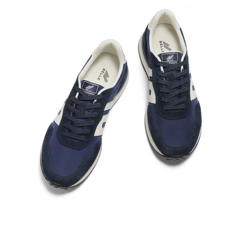 百丽潮搭撞色休闲运动鞋男2025新款秋商场同款慢跑阿甘鞋D5V03CM5