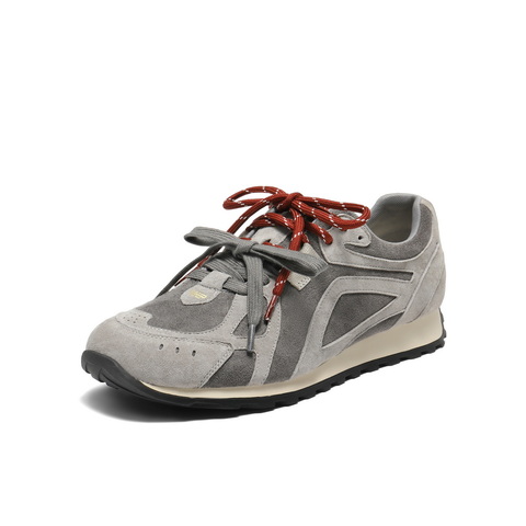 百丽复古时尚阿甘鞋女2025秋新拼接面薄底运动休闲鞋B2811CM5