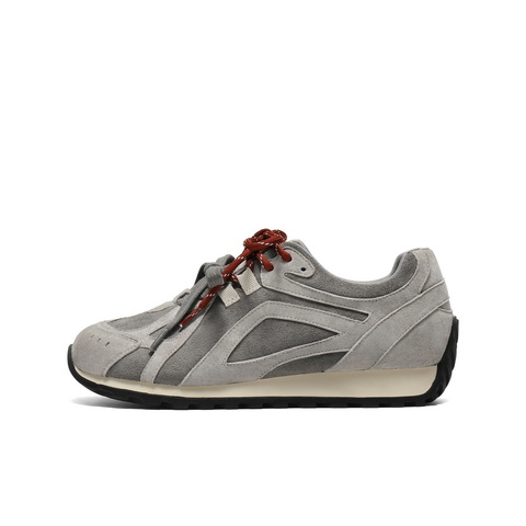 百丽复古时尚阿甘鞋女2025秋新拼接面薄底运动休闲鞋B2811CM5