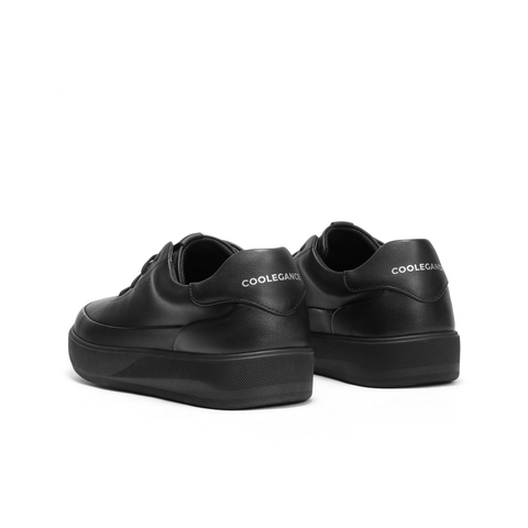 百丽时尚百搭小白鞋男2025新款秋季舒适简约厚底休闲板鞋A2153CM5