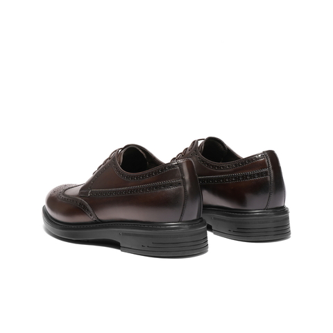 百丽布洛克雕花商务鞋男2025新款秋商场同款牛皮正装皮鞋8TP01CM5