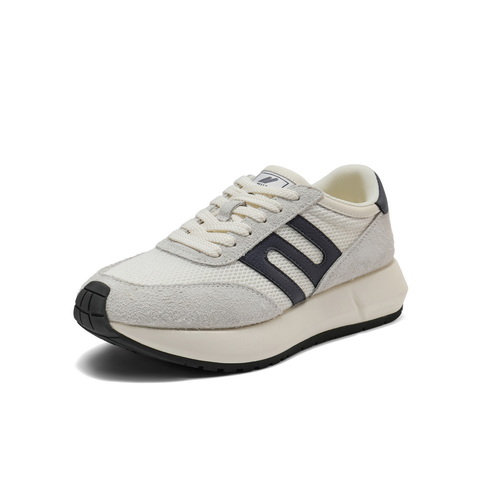 百丽复古撞色阿甘鞋女2025秋新商场同款厚底增高休闲鞋E4R1DCM5