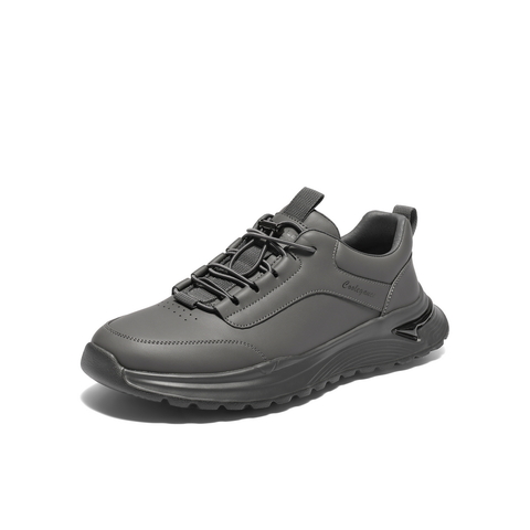 百丽厚底增高健步鞋男2025新款秋季户外跑步休闲运动鞋A2216CM5