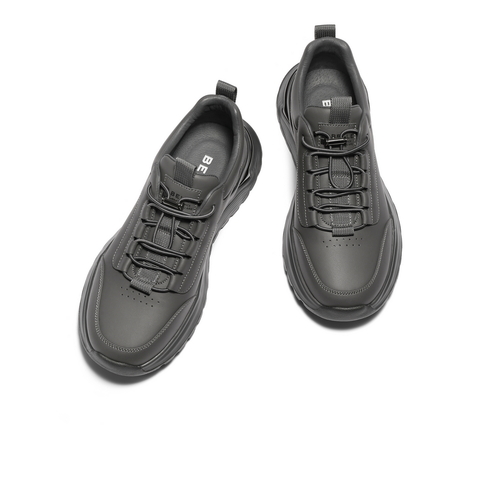 百丽厚底增高健步鞋男2025新款秋季户外跑步休闲运动鞋A2216CM5