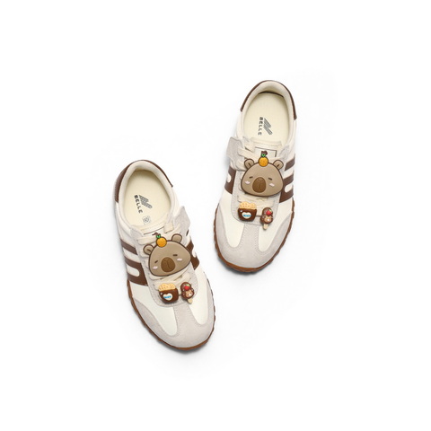 百丽百搭跑道德训鞋女童2025秋新商场同款舒适运动休闲鞋60720C85