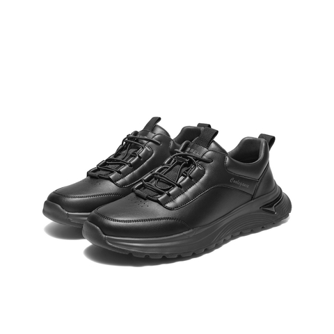 百丽厚底增高健步鞋男2025新款秋季户外跑步休闲运动鞋A2216CM5