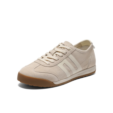 百丽复古跑道德训鞋女2025秋新商场同款舒适薄底休闲鞋E7U1DCM5