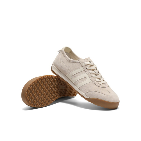 百丽复古跑道德训鞋女2025秋新商场同款舒适薄底休闲鞋E7U1DCM5