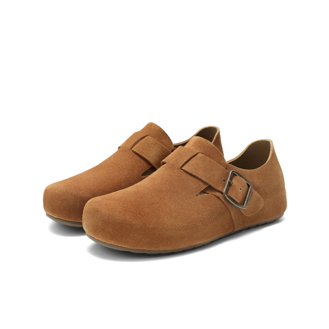 百丽全麦吐司鞋男2025新款秋季全包勃肯鞋厚底户外休闲鞋A2195CM5