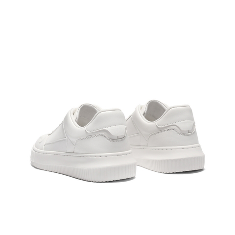 百丽时尚百搭小白鞋男2025新款秋季厚底增高简约休闲板鞋A2029CM5