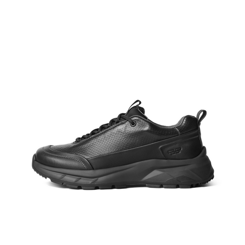 百丽厚底增高健步鞋男2025新款秋季格纹压花休闲运动鞋A2125CM5